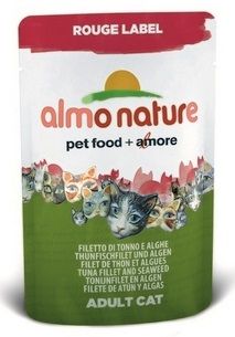 Паучи для кошек Almo Nature Rouge Label Tuna Fillet&Seaweed 0,055 кг.